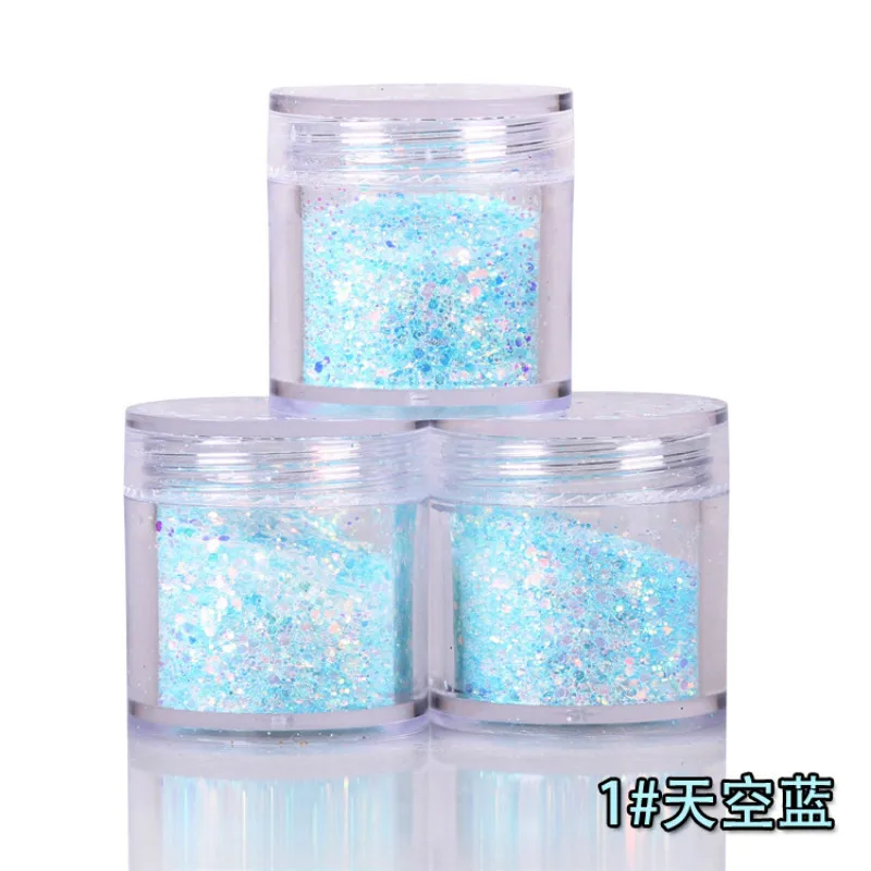 1 шт 7g/бутылка смешанный дизайн блестящие шестиугольная сделай сам с пайетками