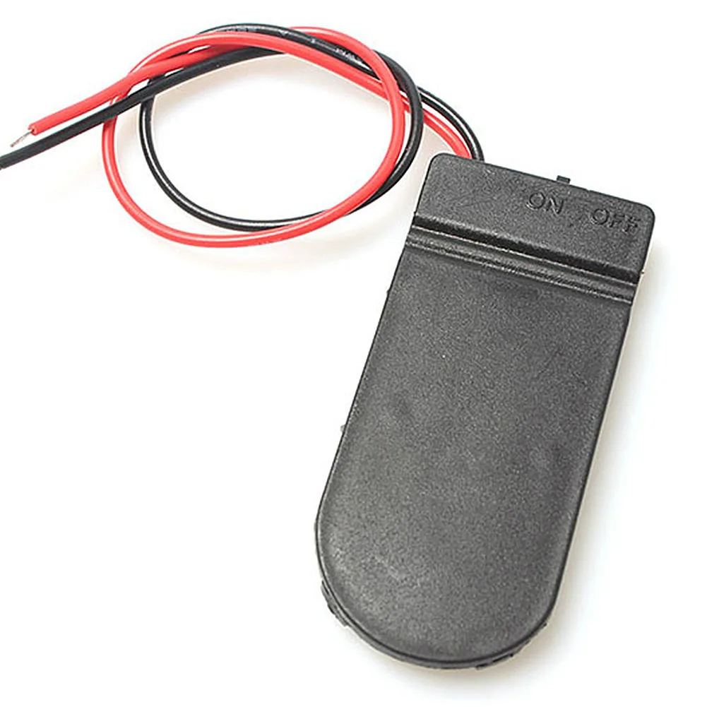 2/5 шт CR2032 Кнопка сотового Батарея гнездо держатель чехол Обложка с вкл/выключения