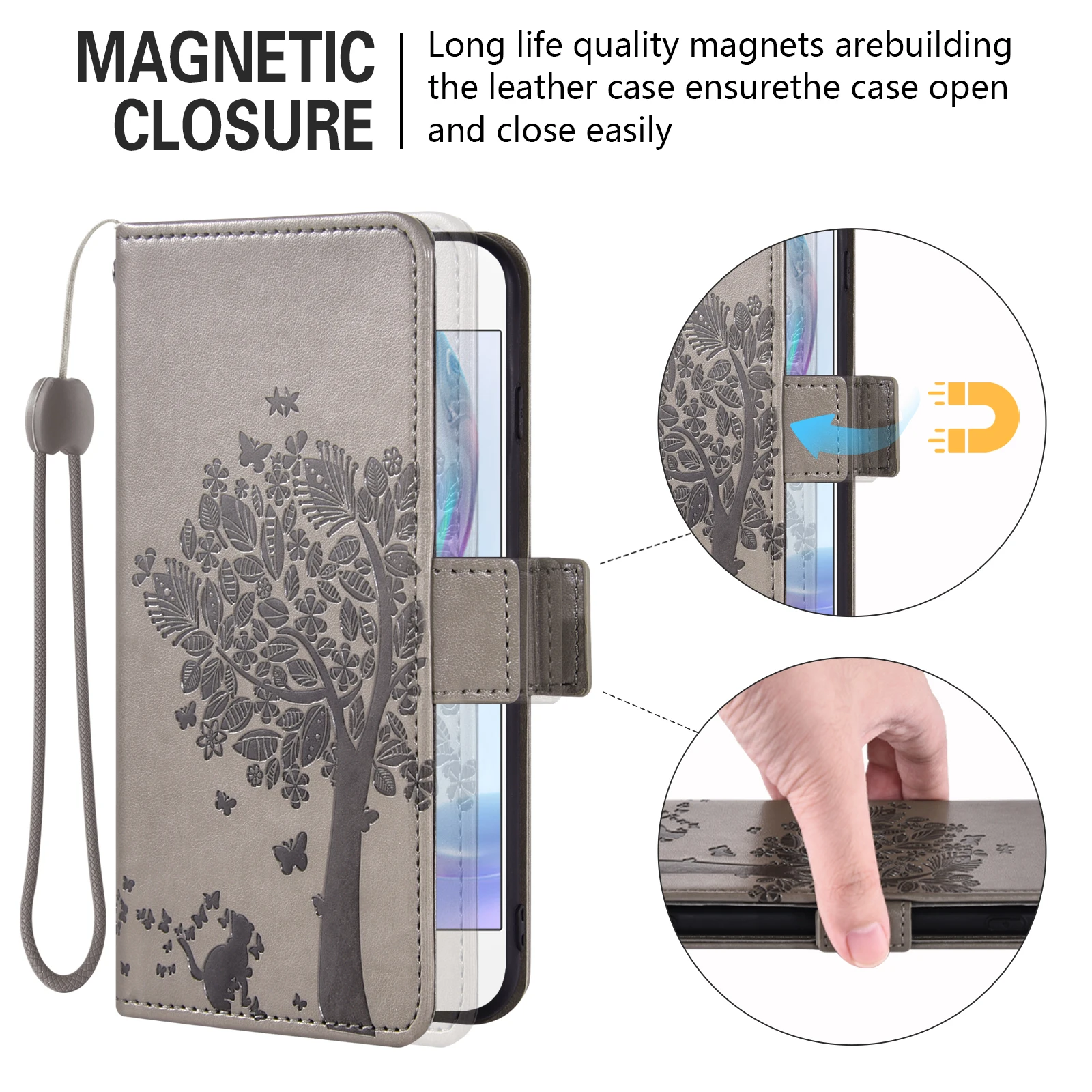 flip cover leather wallet phone case for tecno pova 2 le7 spark 6 go 2020 5 air infinix smart 5 hot 10 lite x657 phantome x 6air free global shipping