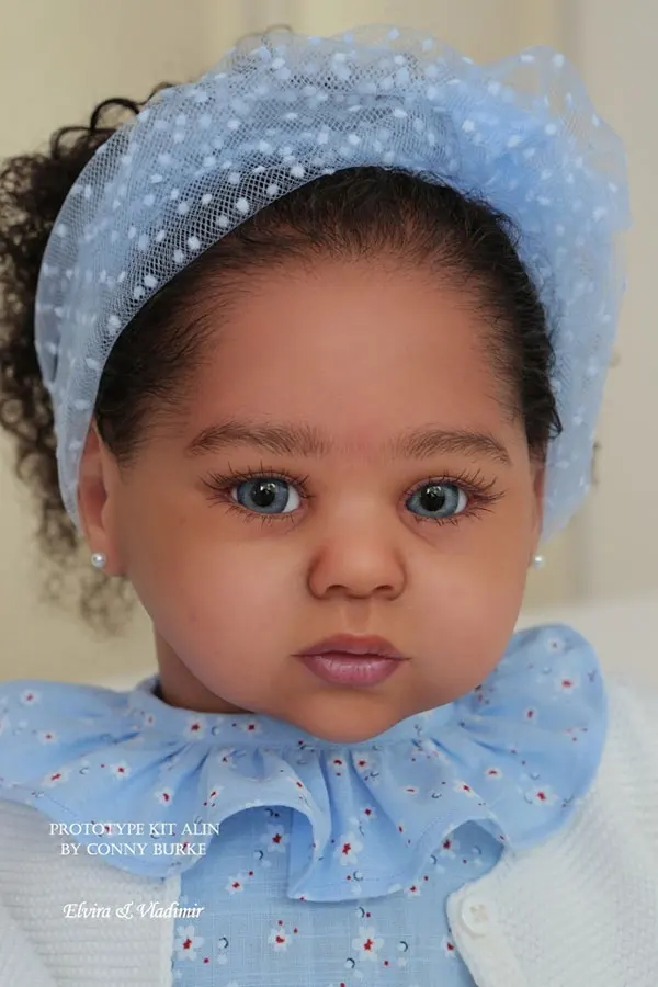 

28 Inch Reborn Baby Accessories DIY Blank Kit Alin Princess Toddler Fresh Color Soft Touch Unpainted Unfinished Doll Part