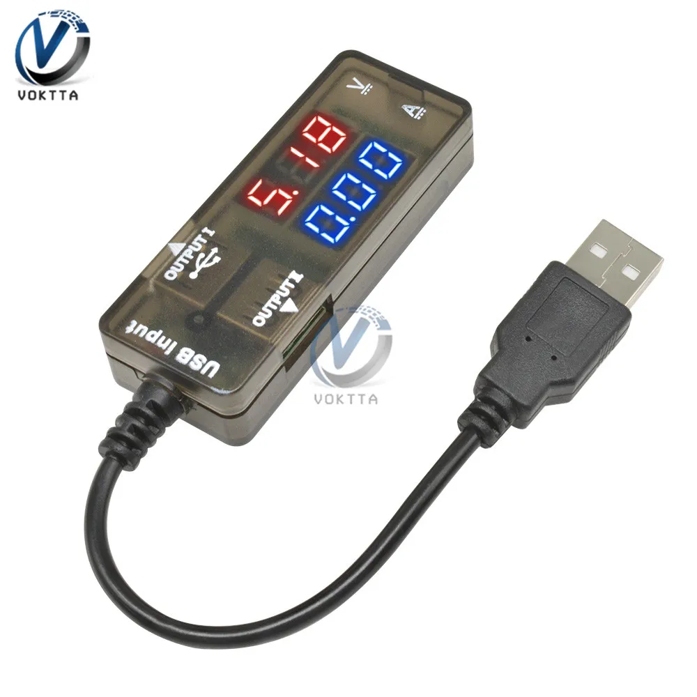 Цифровой вольтметр Амперметр USB тест er доктор напряжение измеритель тока Банк