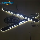 Накладка на пороги, светодиодсветодиодный подсветильник КА для Nissan Sentra 2013 - 2018