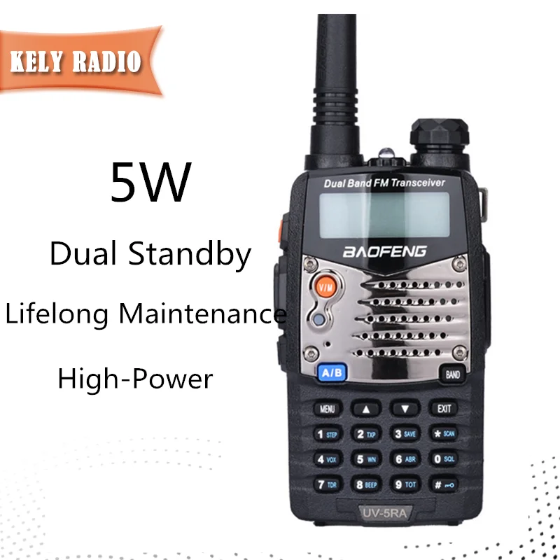 

Иди и болтай Walkie Talkie Baofeng UV-5RA Портативный CB радио UV5RA двойной 136-174 МГц & 400-520 MHz UV 5RA для ветчины коммерческий безопасности Применение