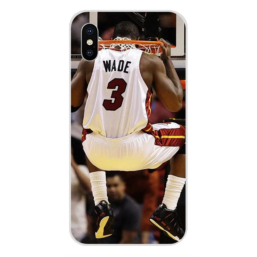Cases For Apple iPhone X XS Max XR 4 4S 5 5C 5S SE 6 6S 7 8 Plus Dwyane Wade | Мобильные телефоны и аксессуары