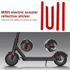 2 комплекта из ПВС электрический скутер со светоотражающими наклейками для е-скутер способный преодолевать Броды Безопасность Предупреждение наклейка для M365 самокат аксессуары