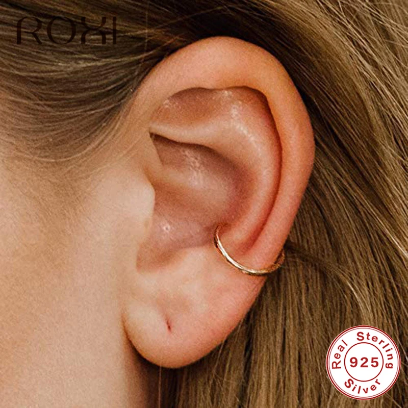 Минималистичные бриллиантовые серьги ROXI для женщин простые украшения корейские