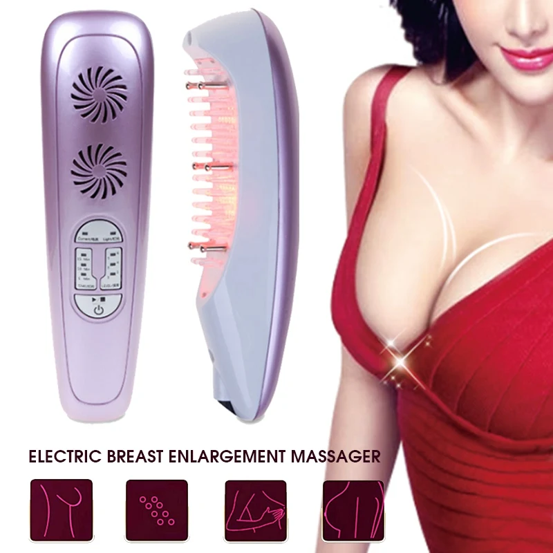 

Electric Breast Enlargement Massager Boobs Breast Enhancer Red Light Chest Up Anti Sagging Therapy Care