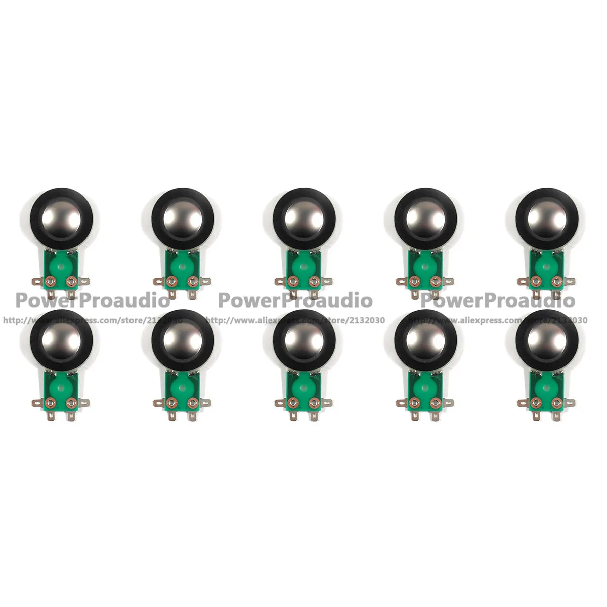 

10pcs Diaphragm Horn Tweeter for TOSH TE 12H, Cerwin Vega C8G, 8 ohm,Titanium