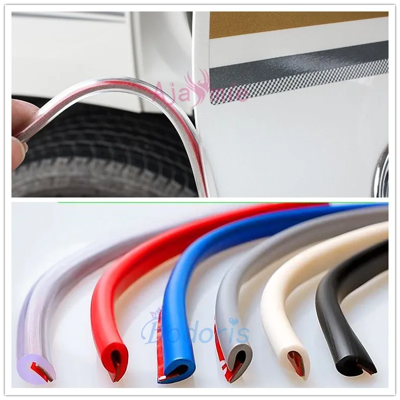 6 цветов автомобильные противоударные барьеры дверь со звуком беззвучные задние