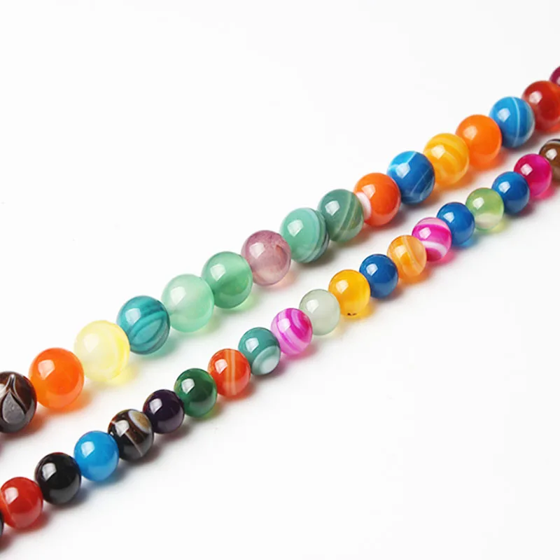 Модные натуральные ювелирные изделия LanLi Ониксовые камни круглые свободные