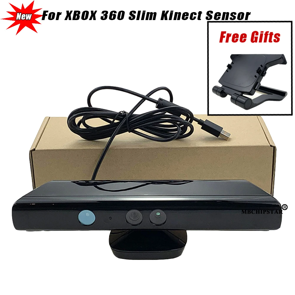 Высококачественный сенсор kinect для xbox360 xbox 360 Slim с черным пластиковым зажимом