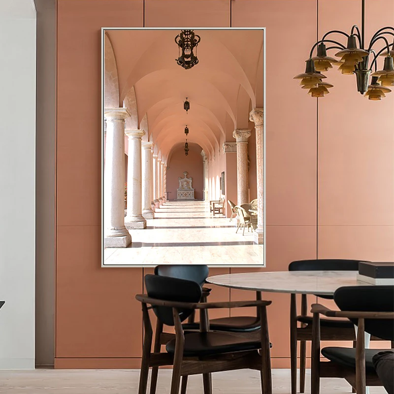 Картина на холсте в скандинавском стиле бесконечная галерея философский постер