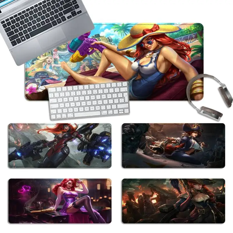 Персонализированный игровой коврик для мыши League of Legends Miss Fortune клавиатуры