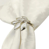 practical and durable napkin buttons napkin rings maple leaf dinner table napkin holders for parties banquet decoration