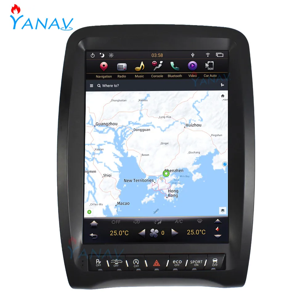 128 ГБ Android автомобильный радиоприемник с навигацией GPS для Dodge Durango 2009-2021 Tesla Head Unit