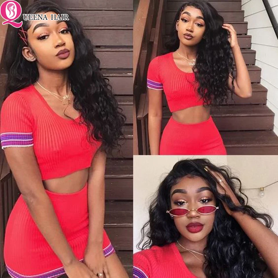 

Loose Deep Wave Wig 30 inch Lace Front Human Hair Wigs For Black Women 4x4 Lace Closure Wig Pre Plucked Remy Brazilian Hair Wigs