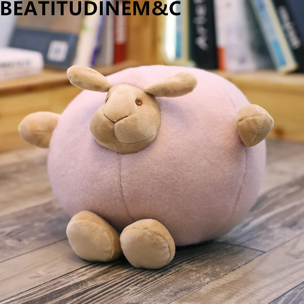 

New Soft Cute Spherical Fat Sheep Plush Toy Animal Stuffed Toys Toys for Children Gift Pillow Home Decoration