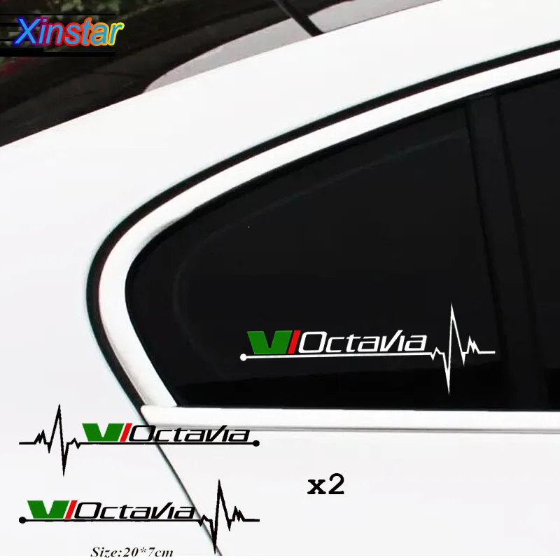 Наклейки на автомобильные окна для Skoda octavia 2 шт. | Автомобили и мотоциклы