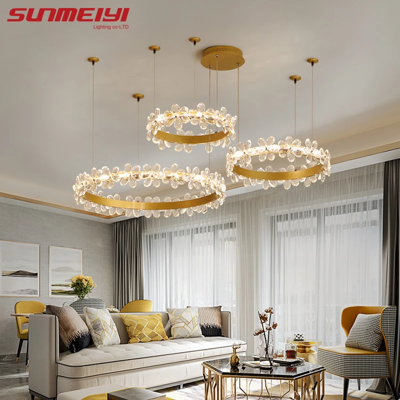 Современные светодиодные люстры сделай сам Золотой светильник в скандинавском