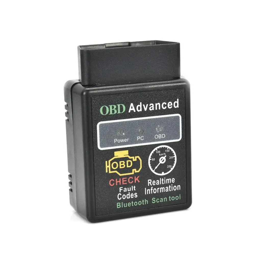 10 шт. мини HHOBD ELM327 V1.5 для Android Windows Bluetooth OBD2 черный смарт инструмент диагностики