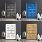 Скандинавская Современная Картина на холсте автомобиль Механические рисунки фотообои украшение для дома гостиная для мальчиков Подарки