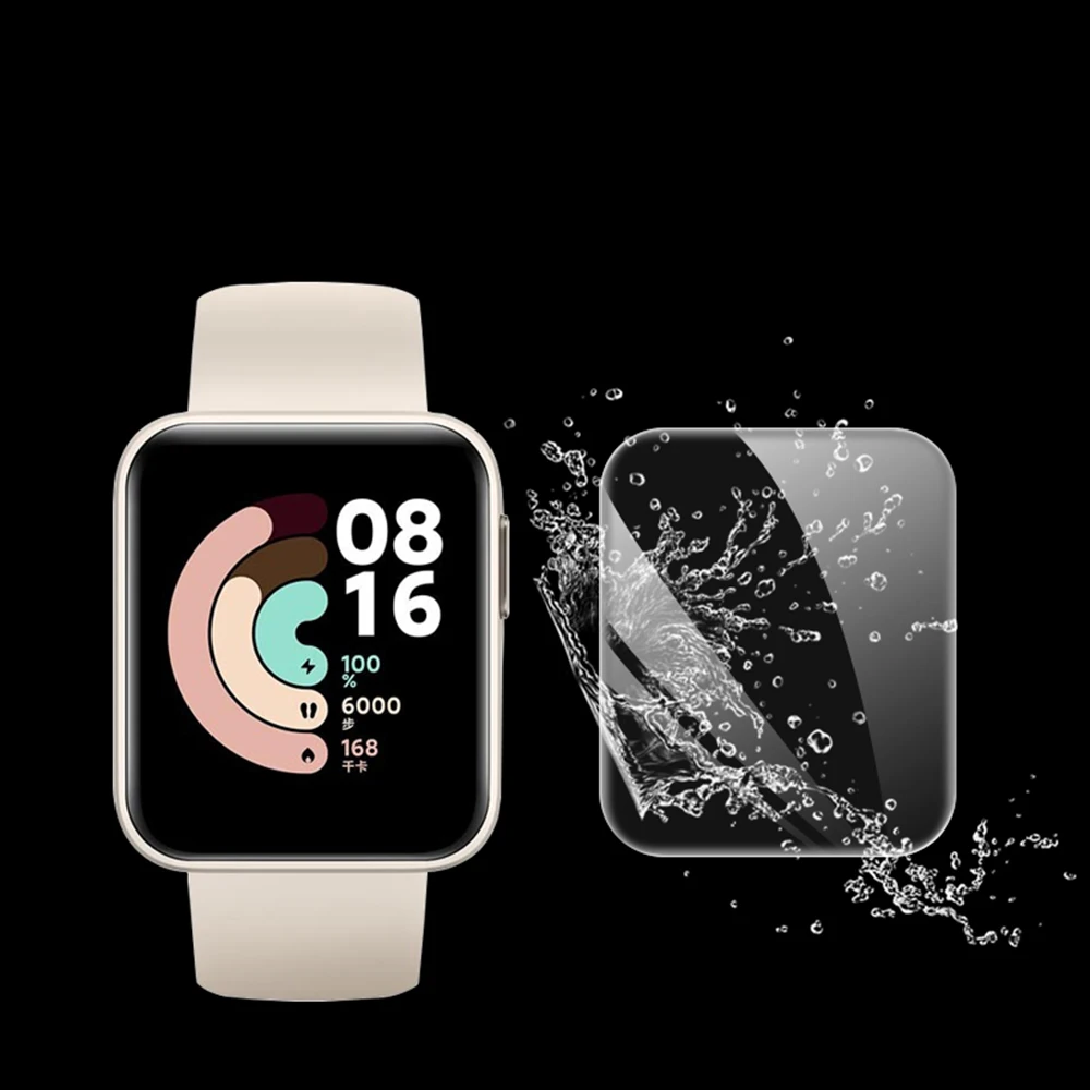 5Pcs Full Coverage Screen Protector Clear HD Hydrogel Protective Film Accessories for Xiaomi Redmi Watch & Mi Smart Lite | Электроника
