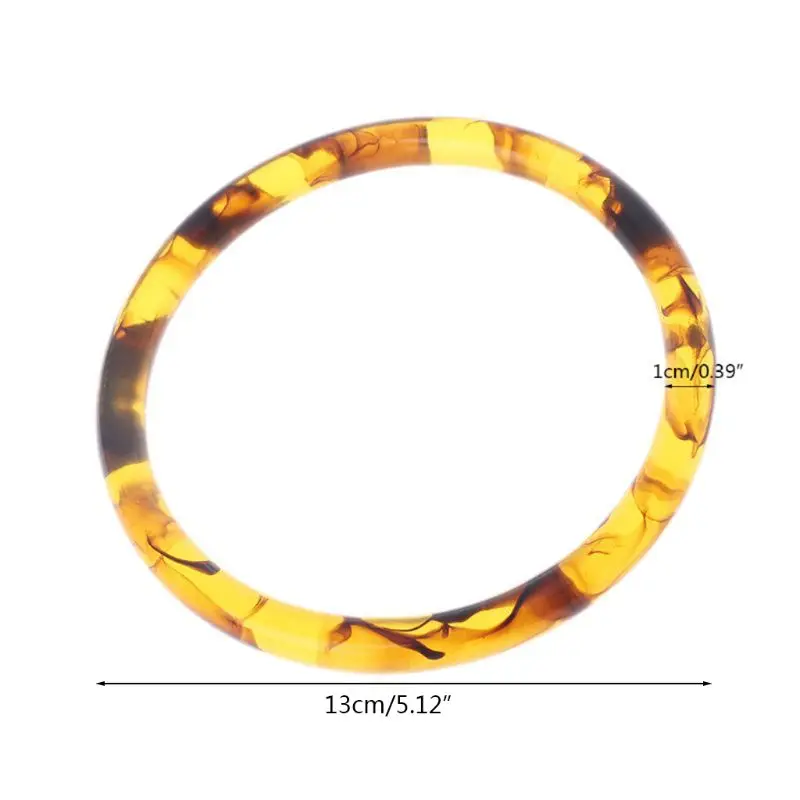 

Tote Bag Round Resin Handle DIY Purse Handcraft Supplies Replacement Bags Making