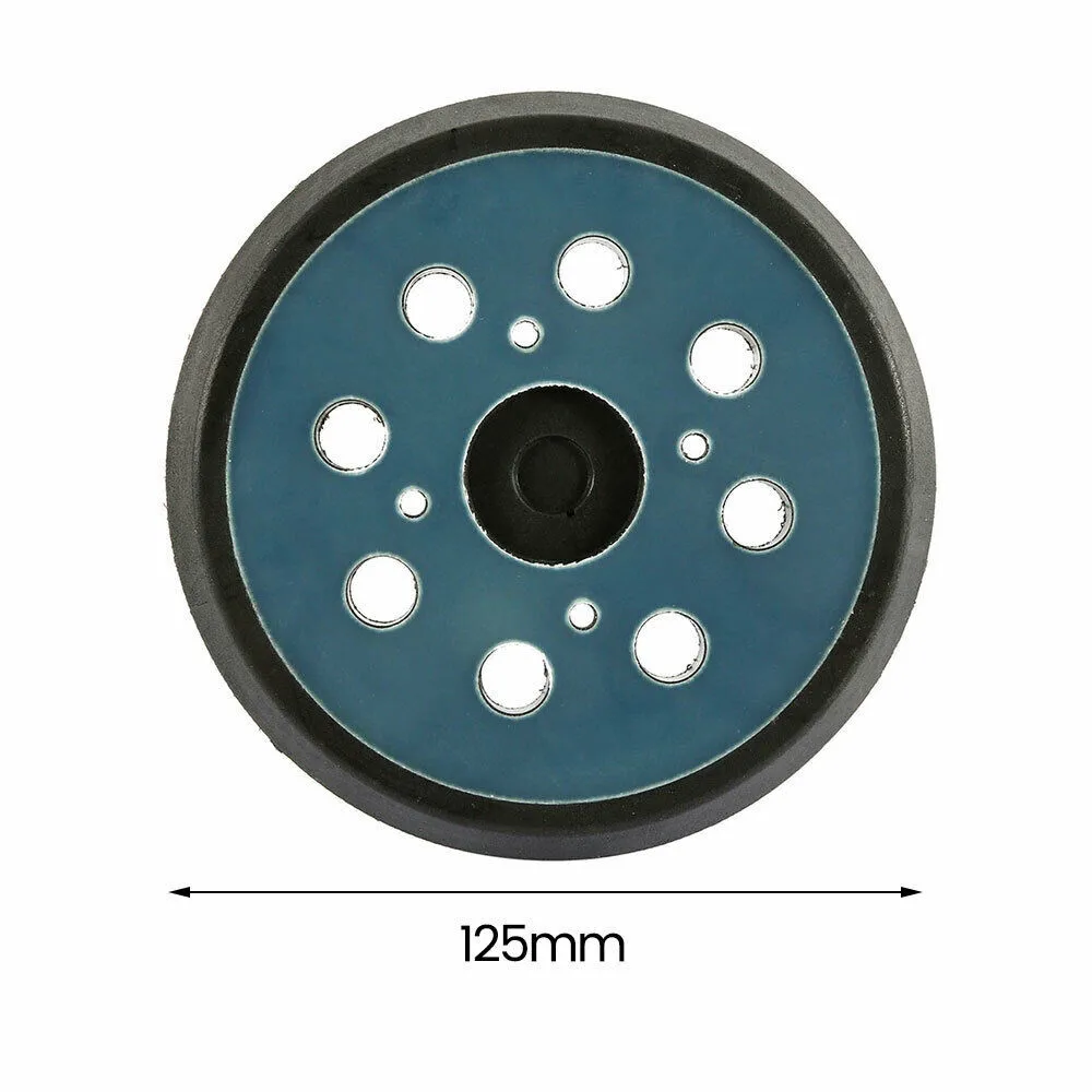 

5" 125mm 8 Hole Black Round Sanding Backing Disc Pad Sander Hook And Loop For Ridgid Abrasives Sanding Discs