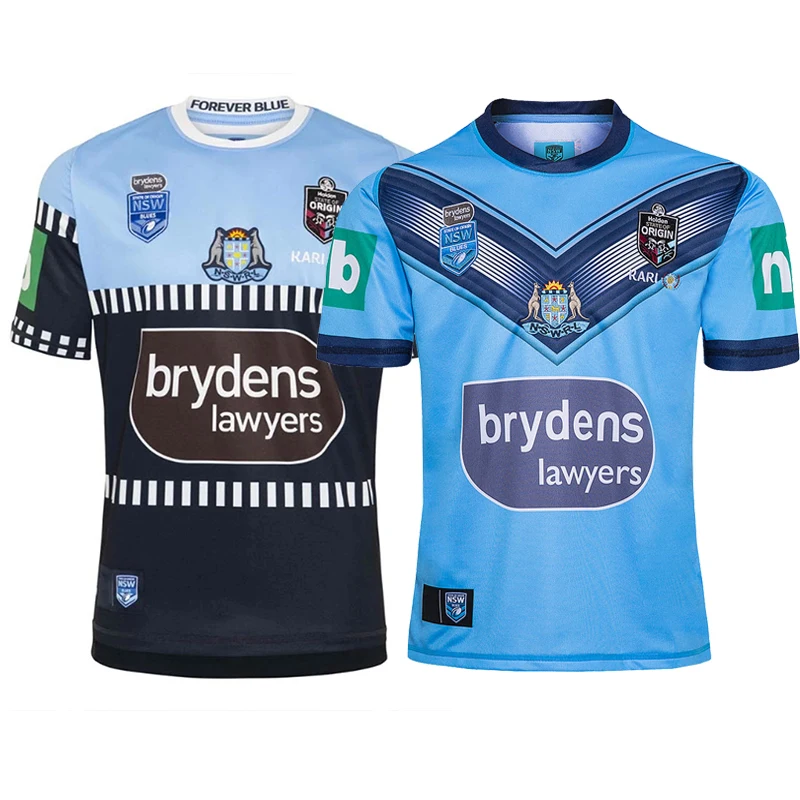 

2020 New South Wales BLUES Rugby Players Home Away Sportswear MENS JERSEY Tops Sport Shirt Size S-5XL