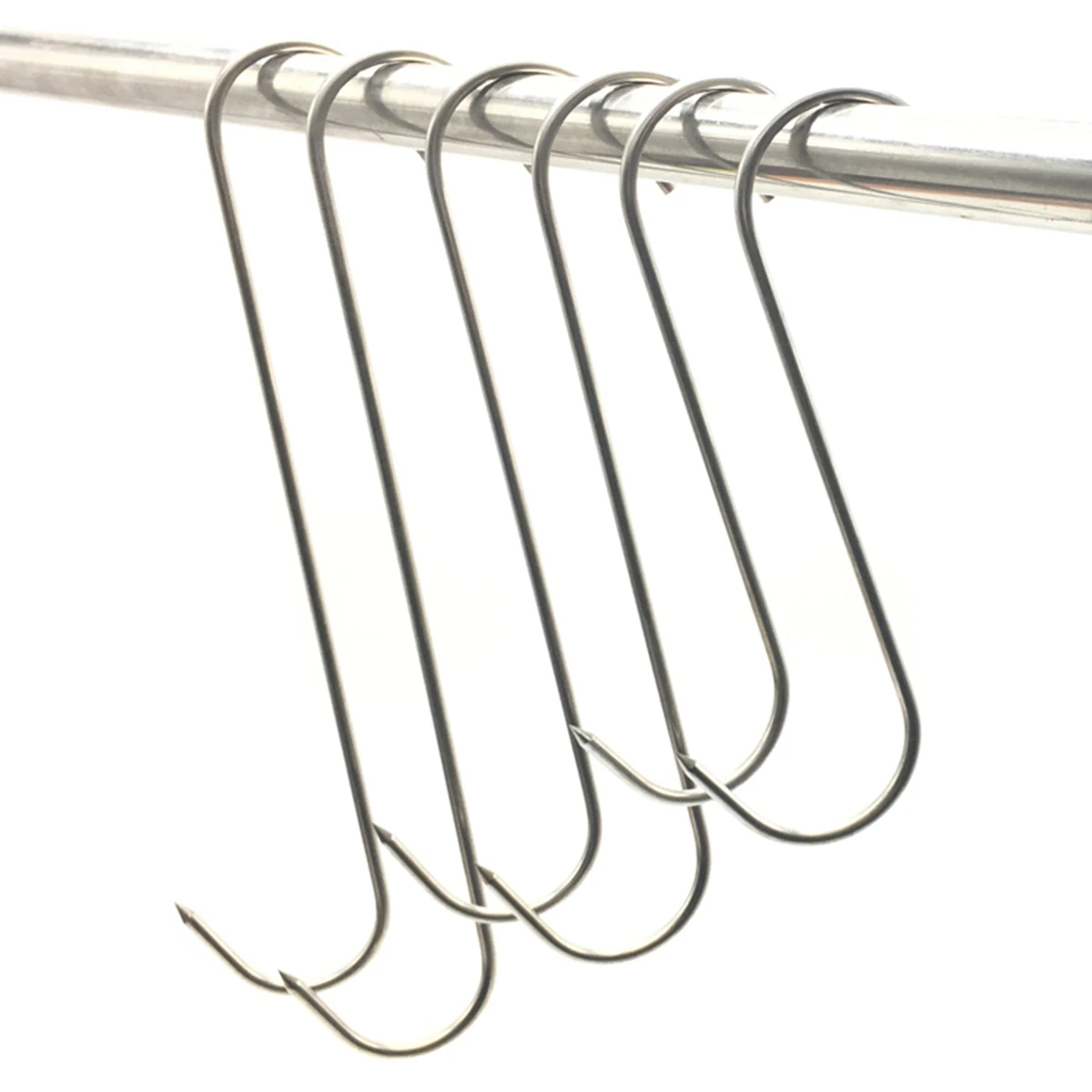 Крючки S для мясника кухонные из нержавеющей стали приготовления бекона колбасы