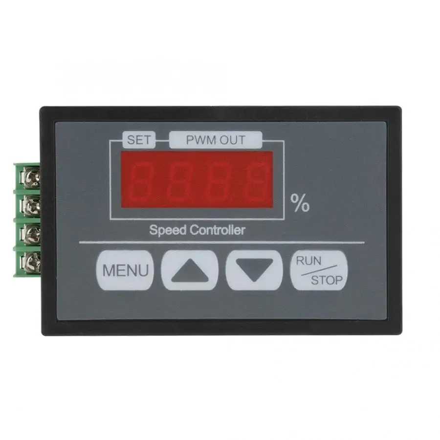 

PWM Motor Speed Controller Motor Digital Display Percentage Tachometer DC 6-60V Motor Slow Start and Stop