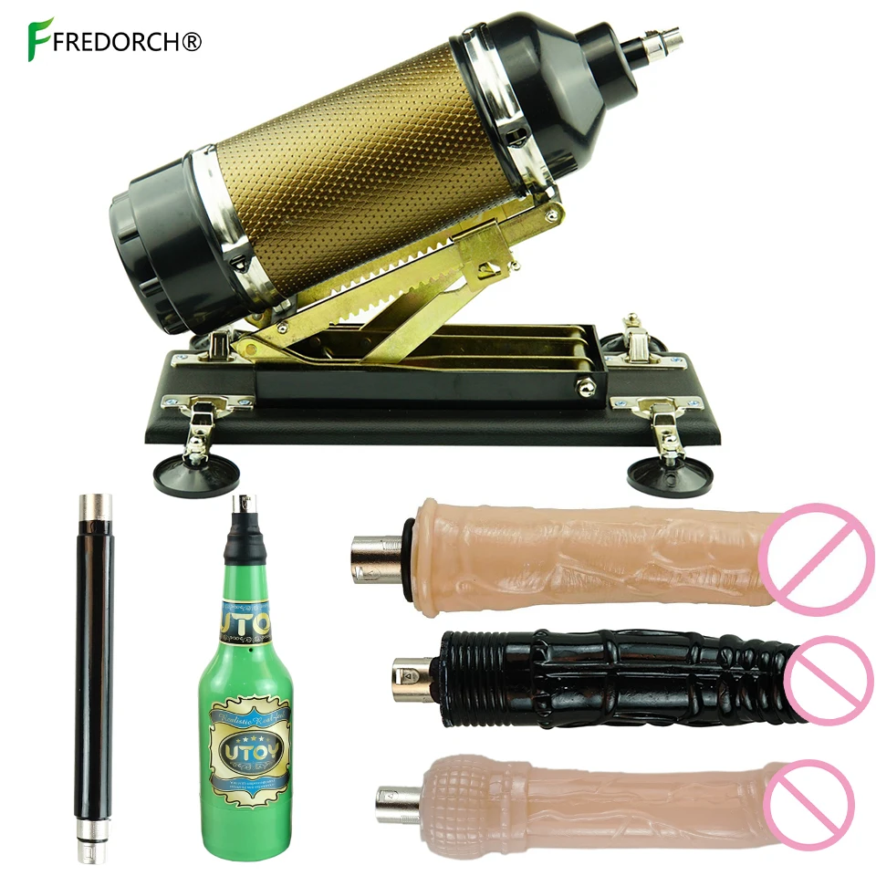 FREDORCH Cannon секс машина с мужской мастурбатор Кубок и 3 вида фаллоимитаторы
