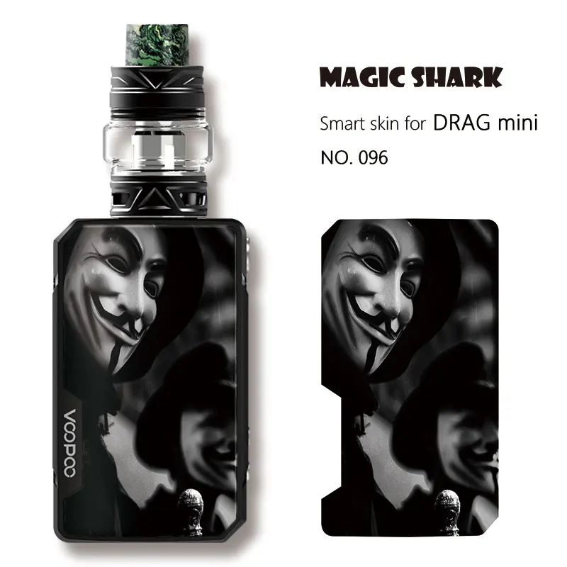 Чехол-наклейка для Voopoo Drag Mini 091-100 с принтом черепа и кристаллов | Мобильные