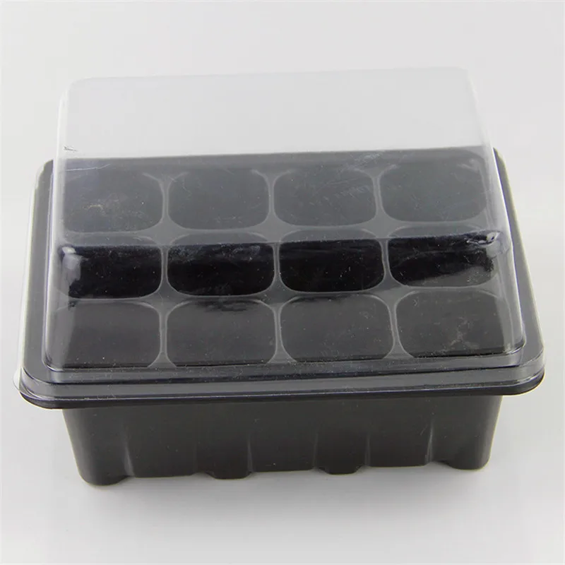 Садовые принадлежности для бонсай 1 шт. 12 отверстий коробка рассады лоток горшок