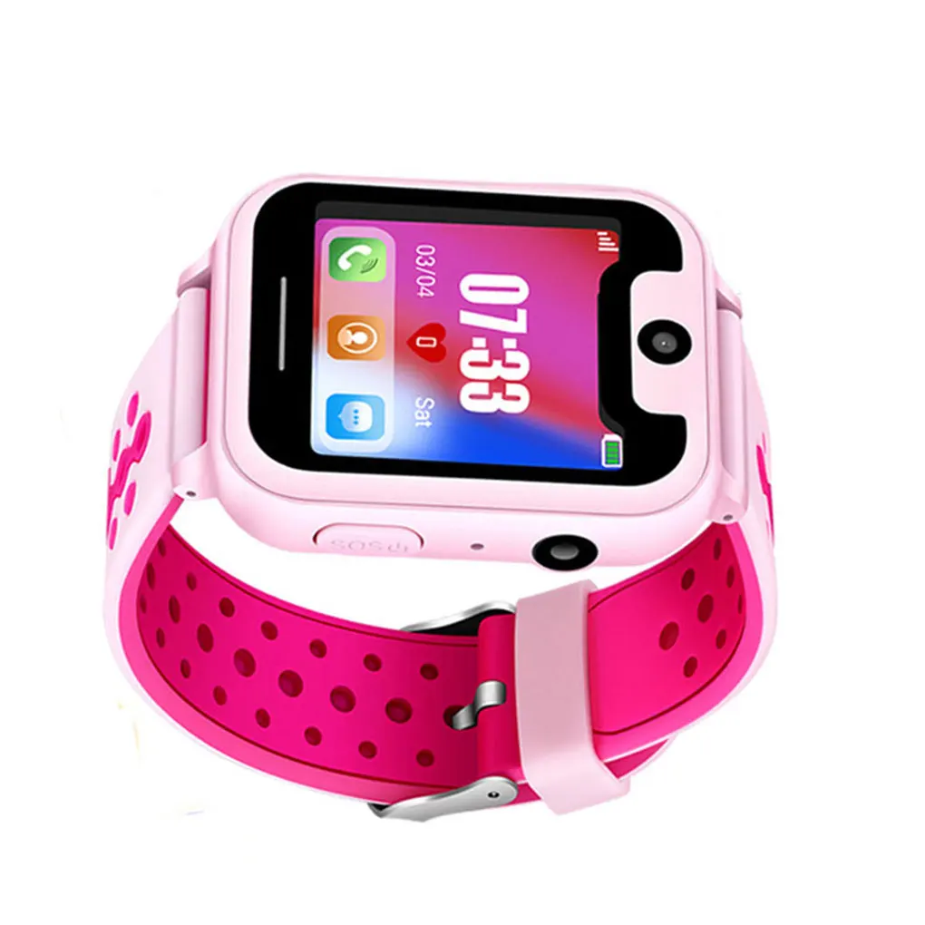 Детские Смарт часы S6 LBS с кнопкой SOS вызовом определителем местоположения