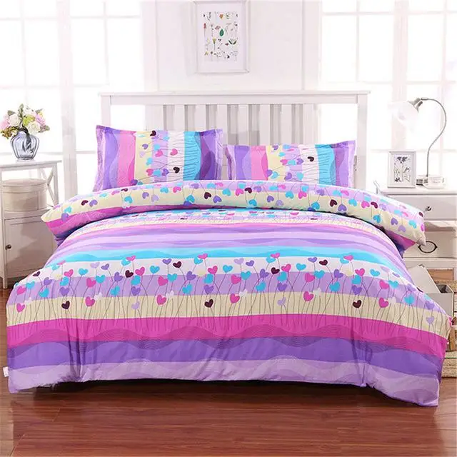 

40Flamingo Pattern Bedding Multi-size Sheet Duvet Cover Pillowcase Single Piece Bedding Single Person Double Quilt Cover