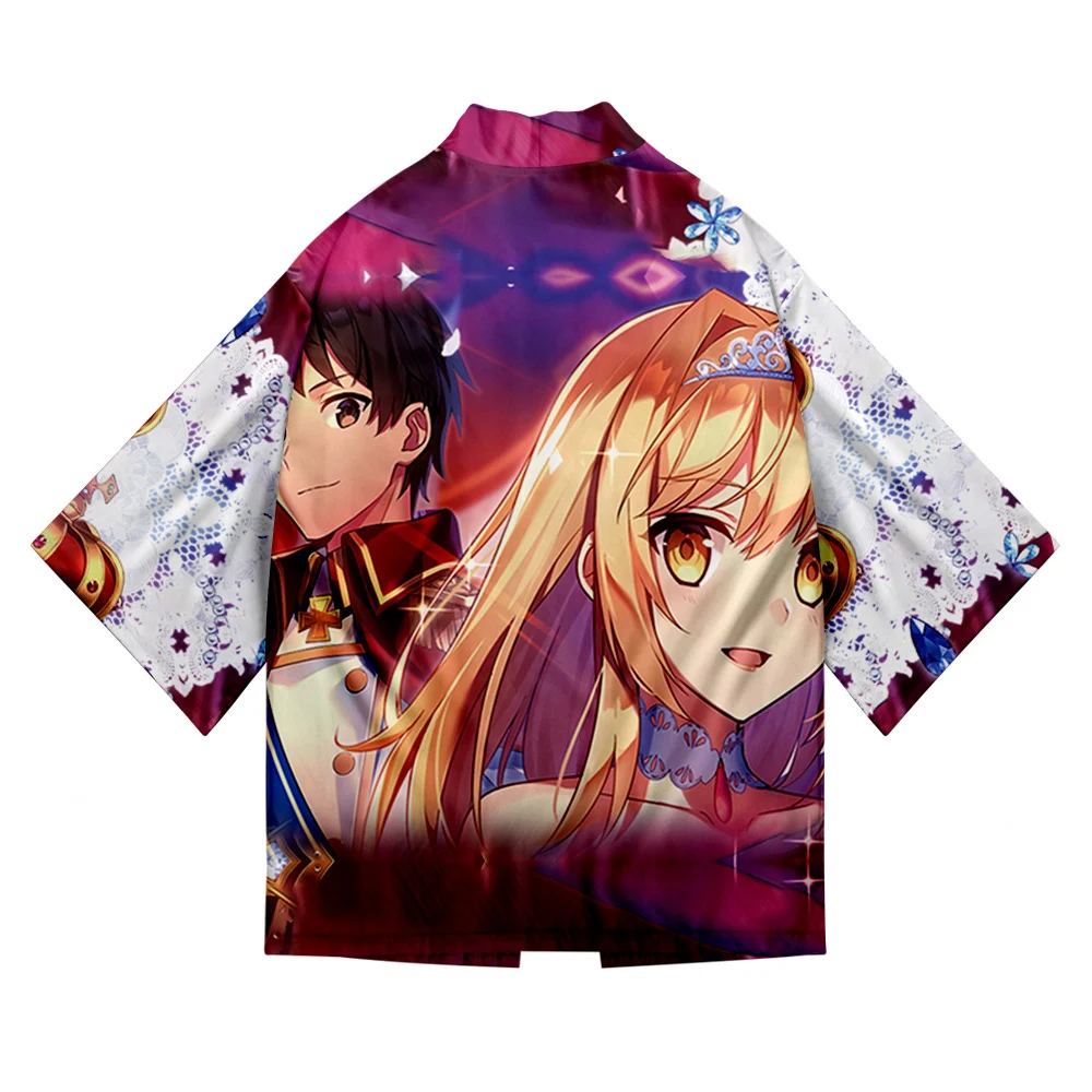 

Fall 2021 Anime How a Realist Hero Rebuilt The KingdomKimono Samurai Costume Clothing Loose Clothes Male Casual Outerwear