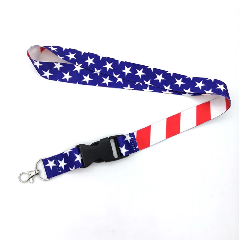 10 шт. брелок для ключей с принтом американского флага | Мобильные телефоны и