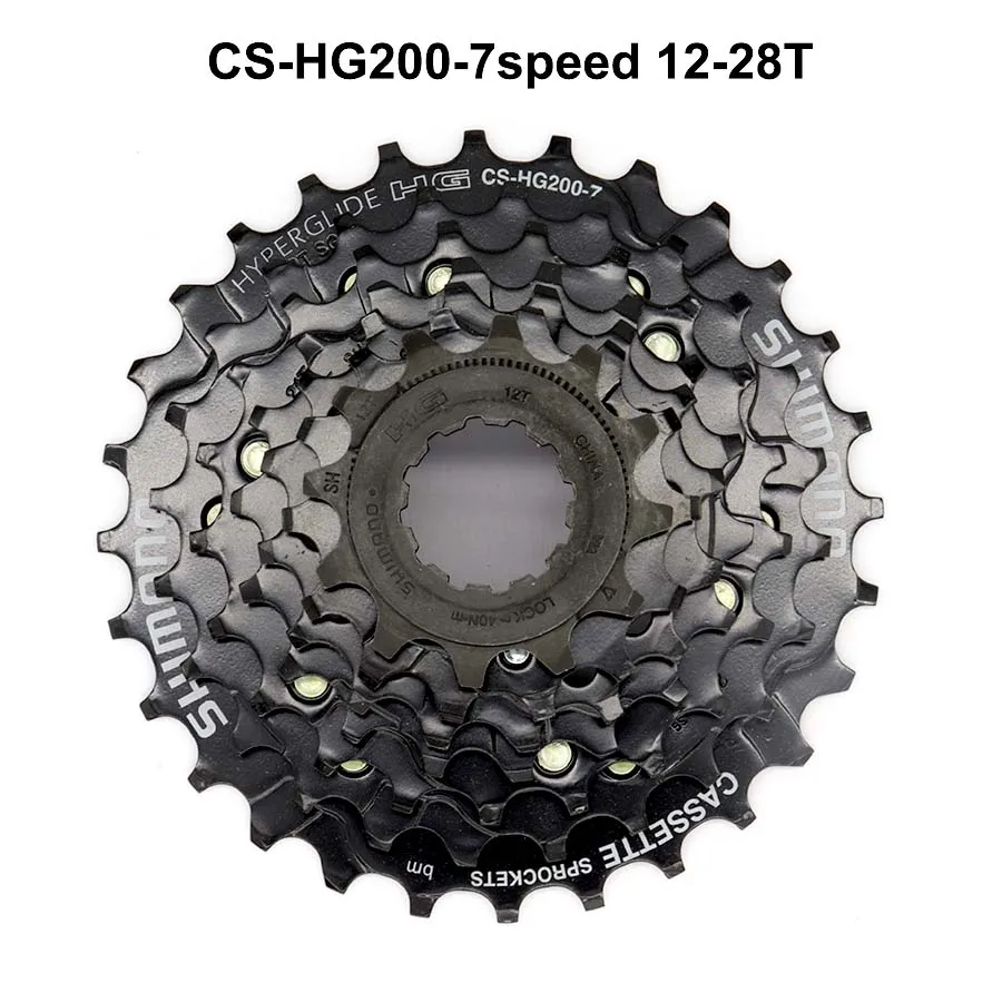Shimano CS велосипедный HG200 7 S 8 9 Горный велосипед маховик скоростей кассета 12-32T