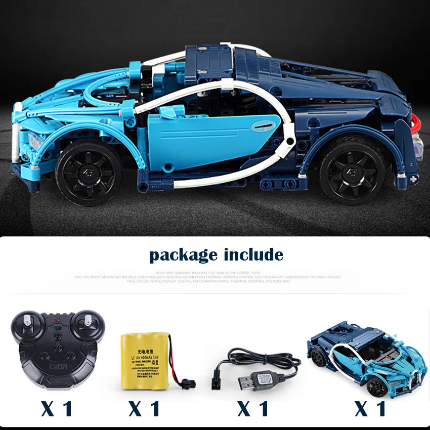 DIY RC машинка из конструктора модели наборы самоблокирующиеся кирпичи