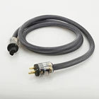 Hi-Fi аудио 4N OFC медный кабель 10AWG, шнур питания переменного тока США, кабель питания переменного тока с разъемом питания P-029 C-029