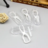 portable mini contact lenses small tweezers suction stick kit pocket contact lens silicone eyes care tool