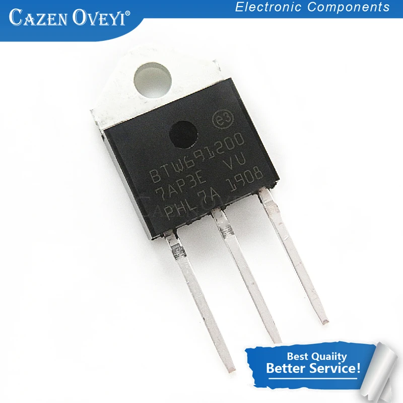 5pcs/lot BTW69-1200 TO-3P BTW691200 TO3P BTW69 1200V BTW69-1200RG In Stock | Электронные компоненты и