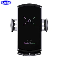 car wireless charge mount foriphone 11pro auto clamp 15w fast wireless car charger holder foriphone 11 xs max xr xs