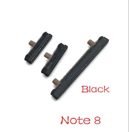 Note 8 Black Для samsung Galaxy Note 8 S8 S9 S10 Plus запасные боковые кнопки питания и громкости - Цвет: Note 8 Black