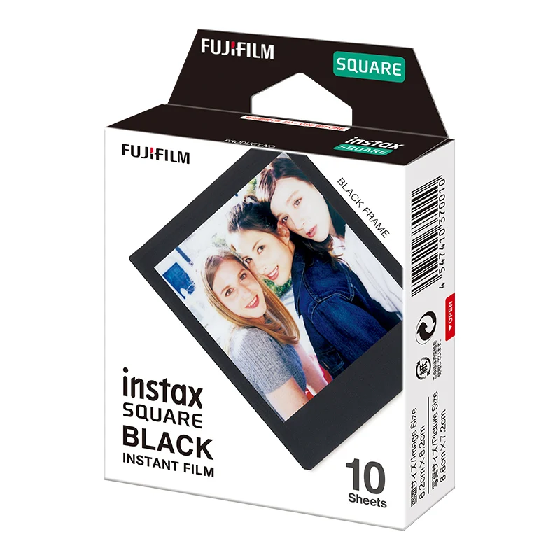 Новинка 10 50 листов пленка Fujifilm Instax Square фотопленка с черным краем для Fuji SQ 20 6