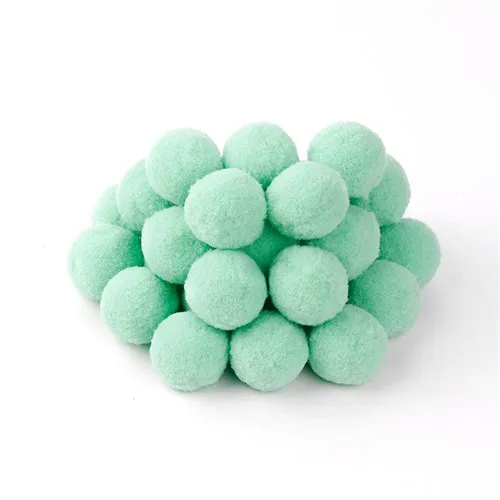 mint gren 8/10/15/20/25/30 мм помпон Искусственные цветы Материал мягкий помпон Пушистый Плюшевый мяч поделки своими руками помпоном домашний декор швейная фурнитура - Цвет: mint gren