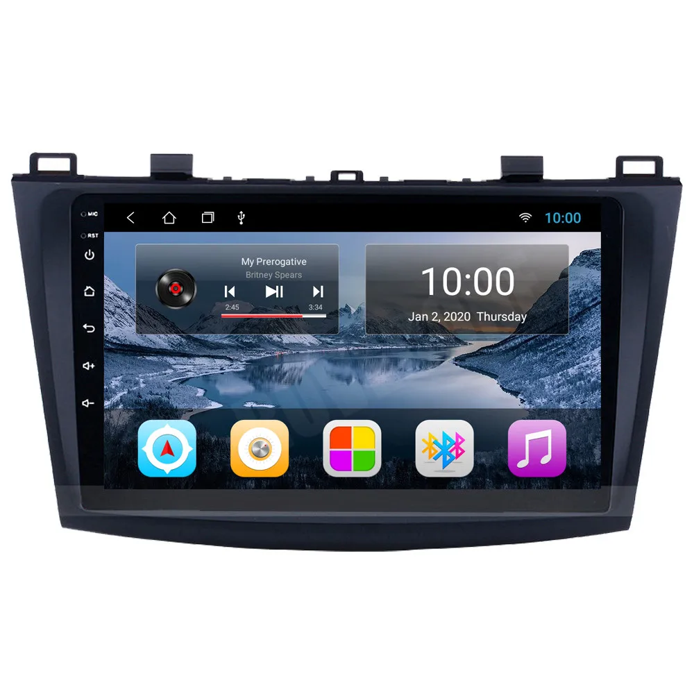 Для Mazda 3 2010 2011 2012 Android 10 автомобильный радиоприемник стерео GPS навигация СБ Navi