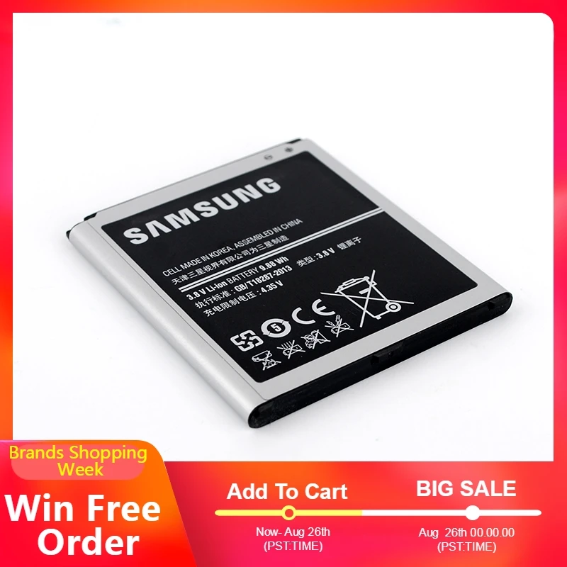 Замена Оригинальный аккумулятор для телефона B650AC samsung Galaxy Mega I9152 I9158 Бесплатная