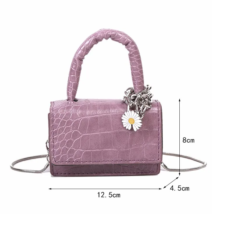 

Bags for Women 2021 New Small Bag Solid Color Chain Messenger Bag Female Wild Shoulder Bag Female Small Bag
